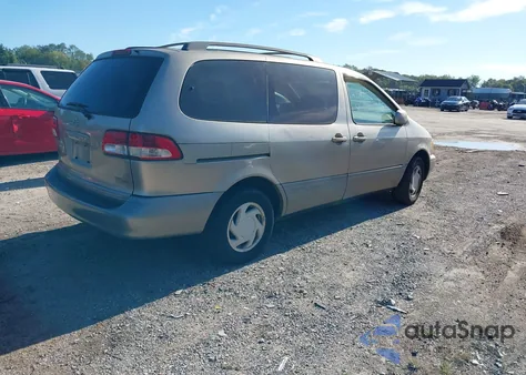 2003 Toyota Sienna Le из США, поврежденный, VIN 4T3ZF13CX3U523883